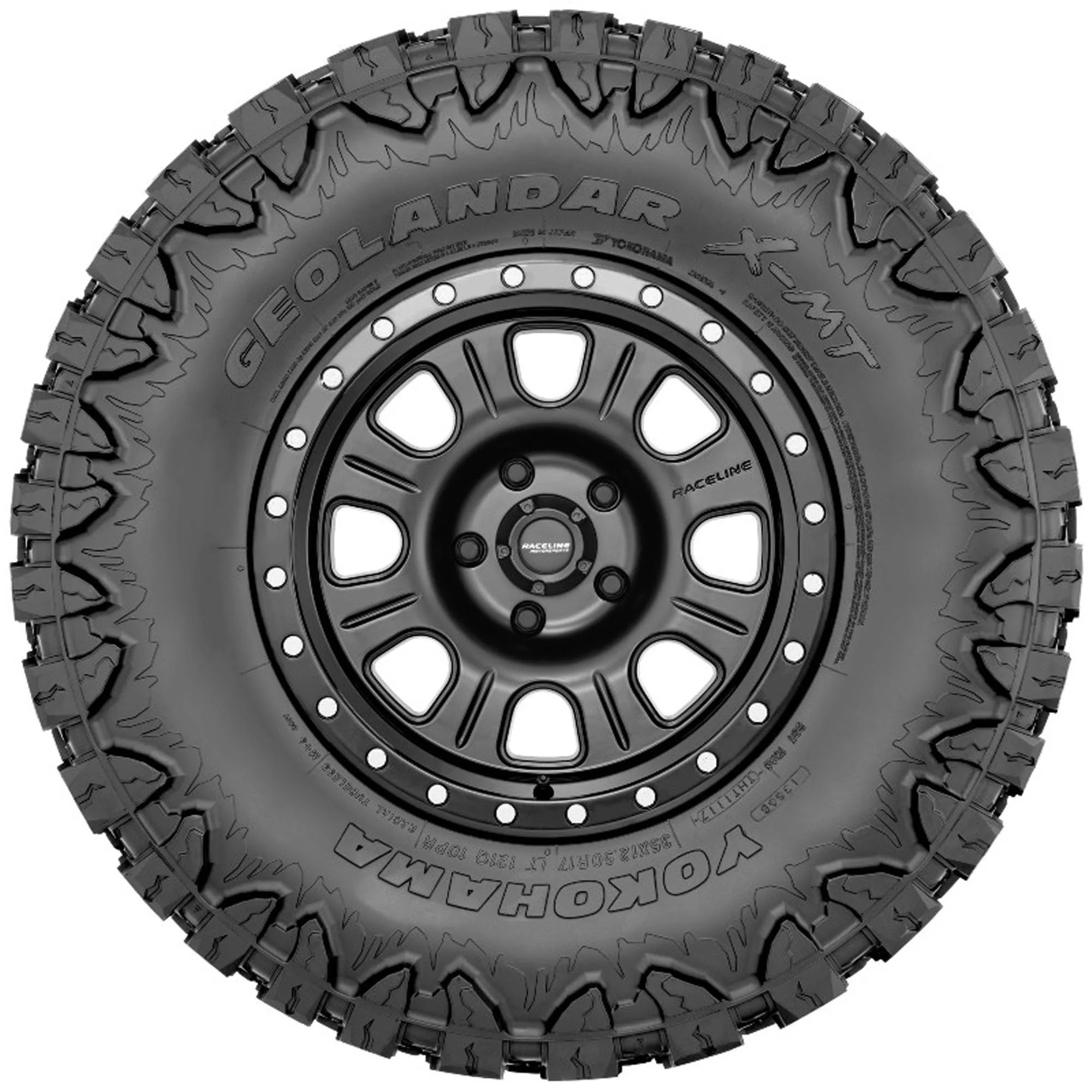 Yokohama Geolandar X-MT 37X12.50R17/8 124Q BW All Season Tire - Image 4